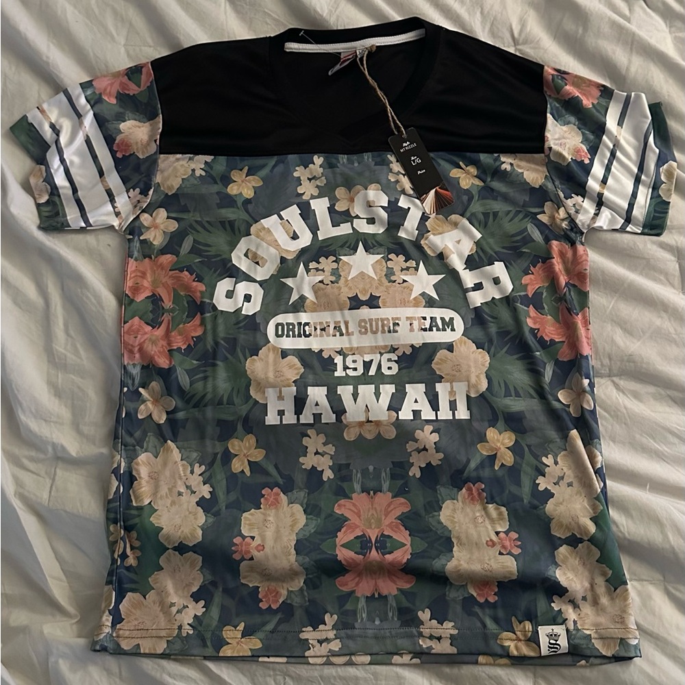 Floral Surf Team Shirt - Multicolor